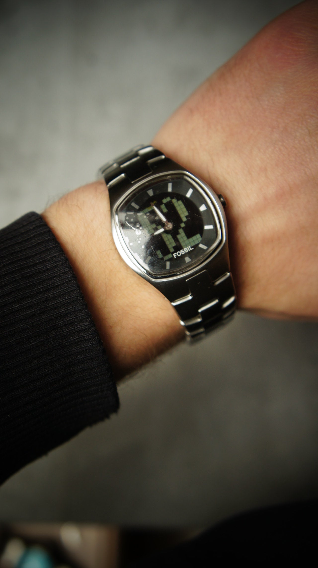 Fossil Big Tic JR-8374 30mm – 1990s Digital Watch