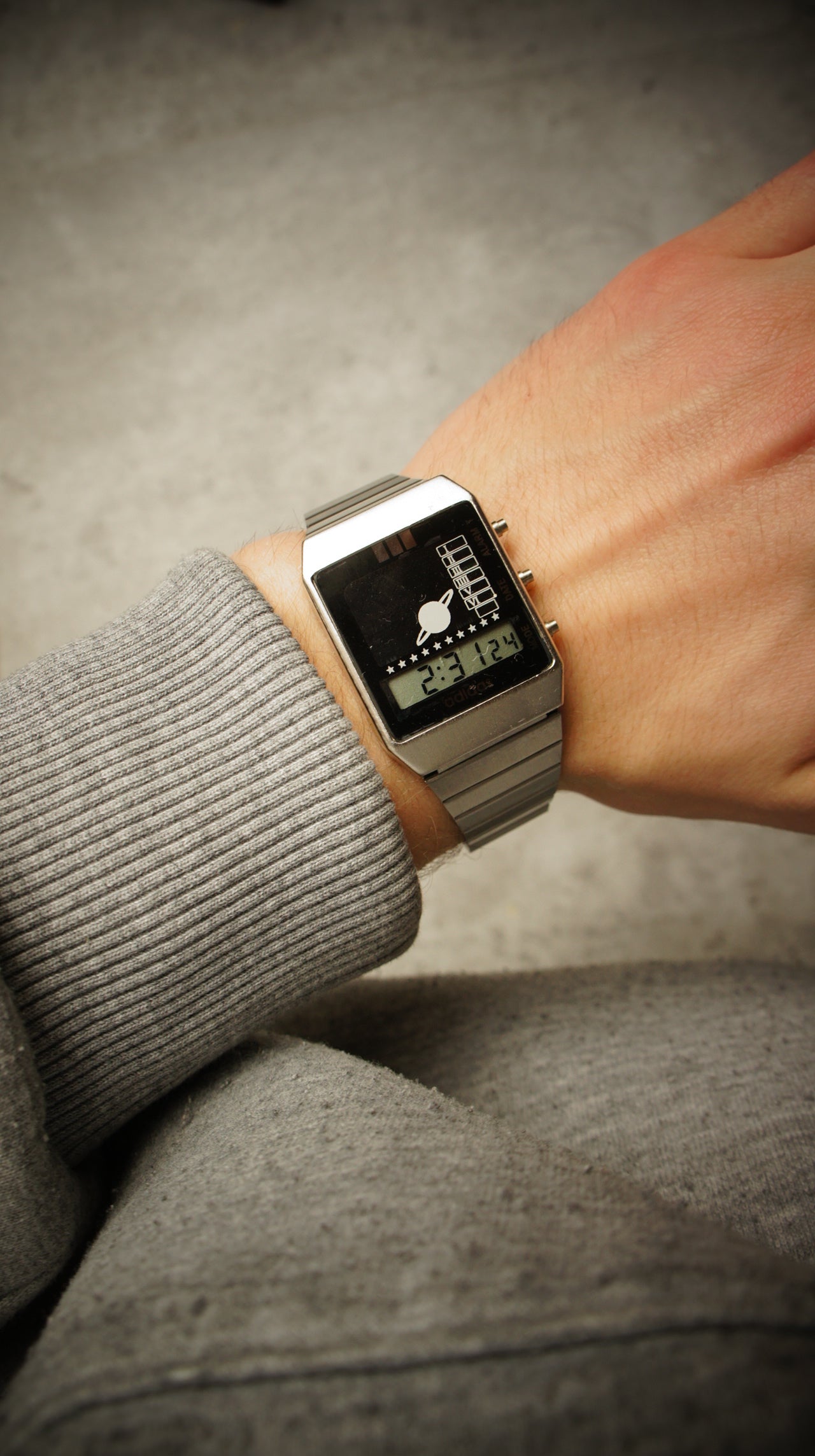 Adidas Planet Digital Watch – Y2K Era