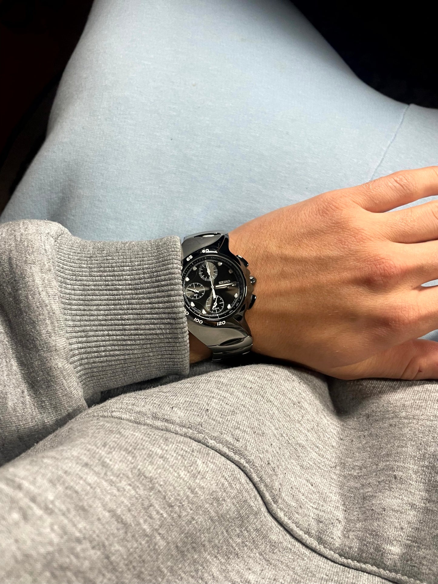 Seiko Sportura SNA061P assymetrical