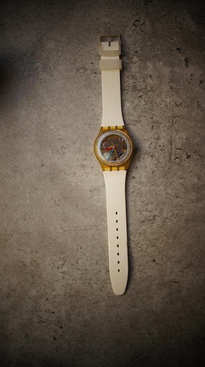 Swatch Jellyfish 8351-P – 1990s Transparent Watch