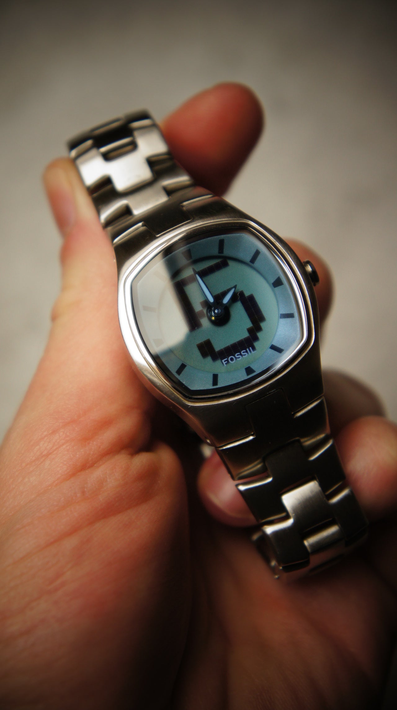 Fossil Big Tic JR-8313 30mm – 1990s Digital Watch