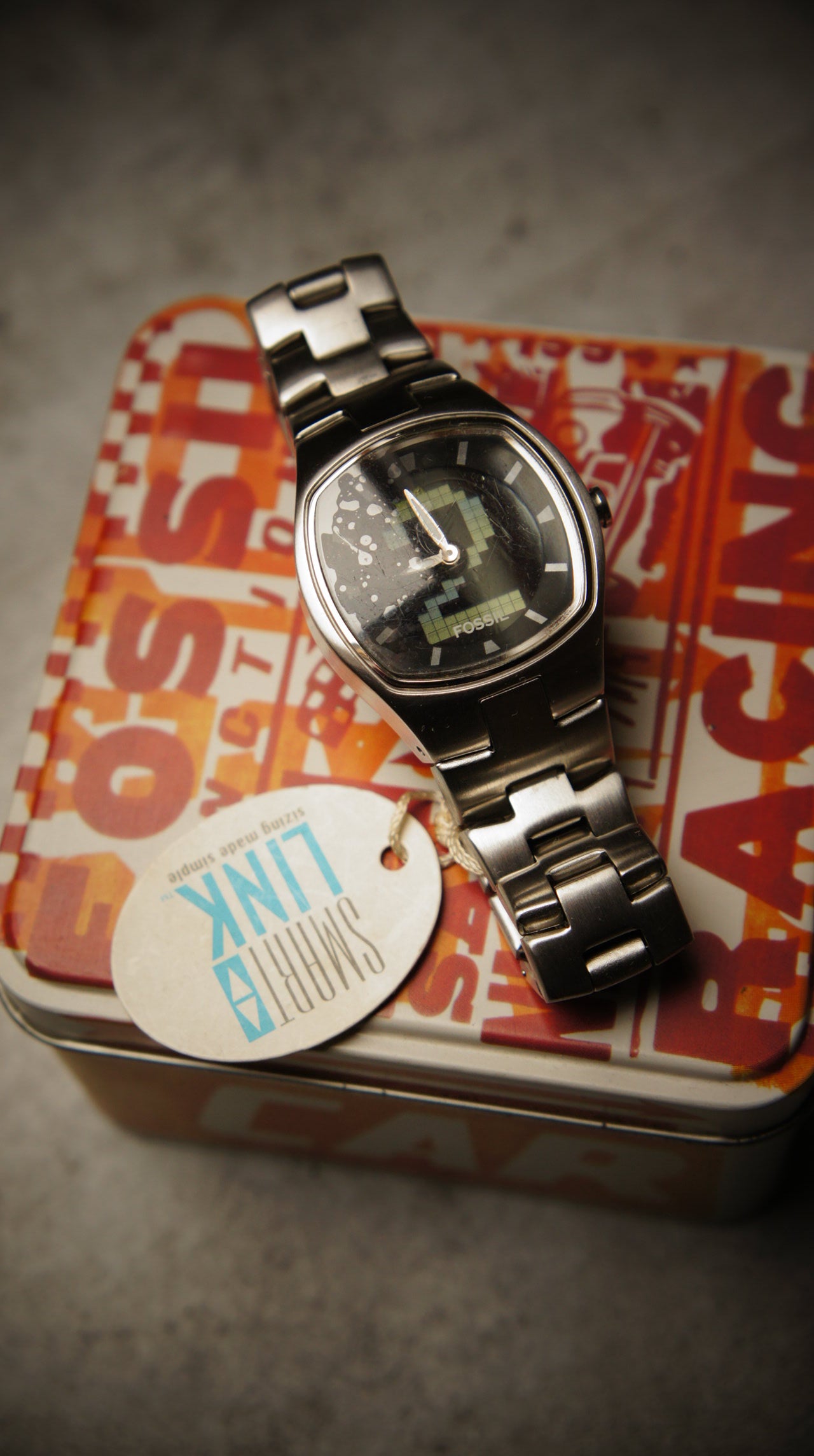 Fossil Big Tic JR-8374 30mm – 1990s Digital Watch