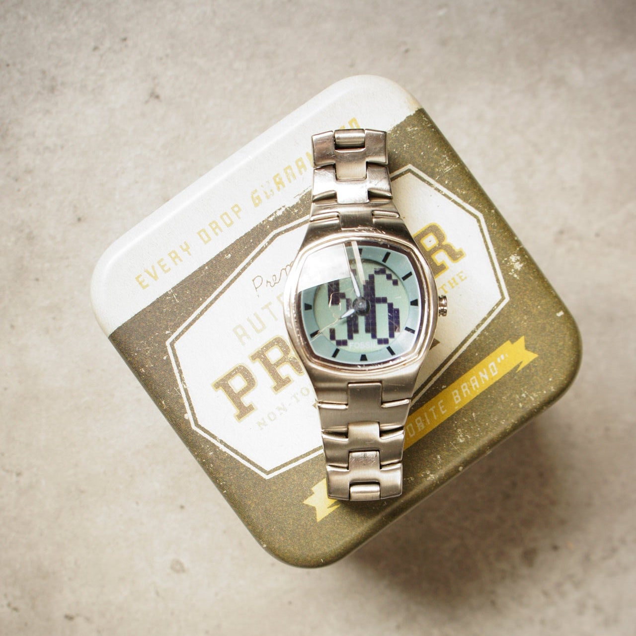 Fossil Big Tic JR-8313 – 1990s Digital Watch