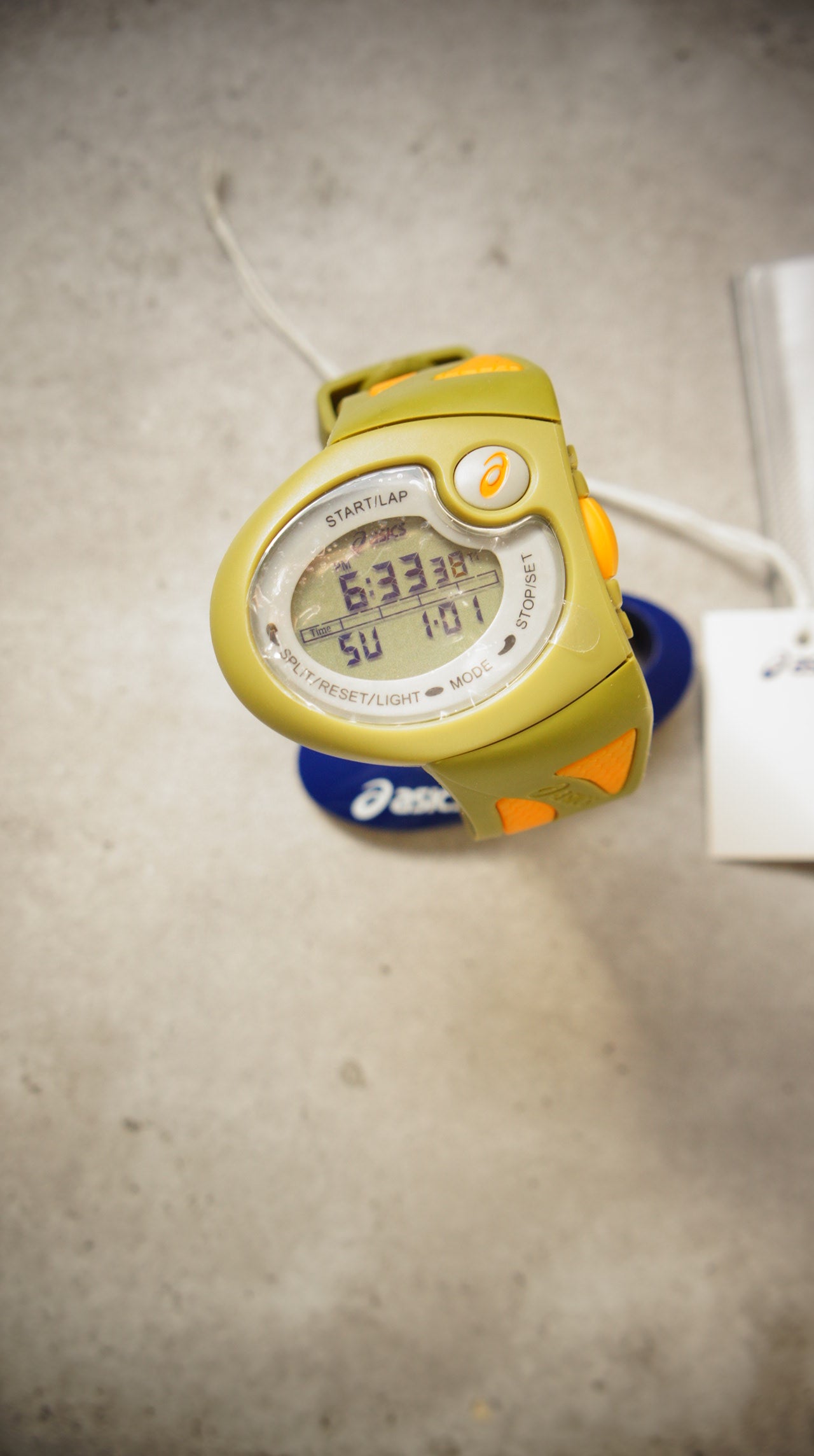Asics QA4349006 – Y2K Asymmetric Digital Watch (New Old Stock)