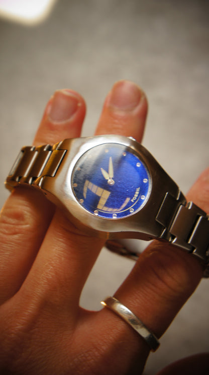 Fossil Big Tic JR-8079 – 1990s Digital Watch (B-Grade)