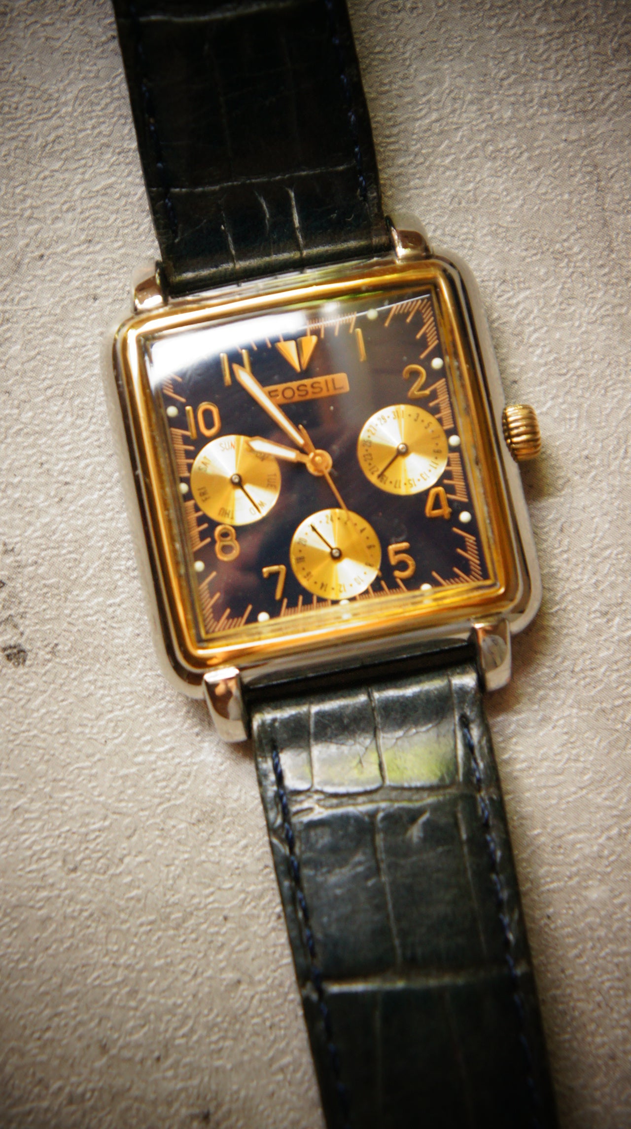 Fossil BQ-8739 – 1990s Multidial Vintage Watch