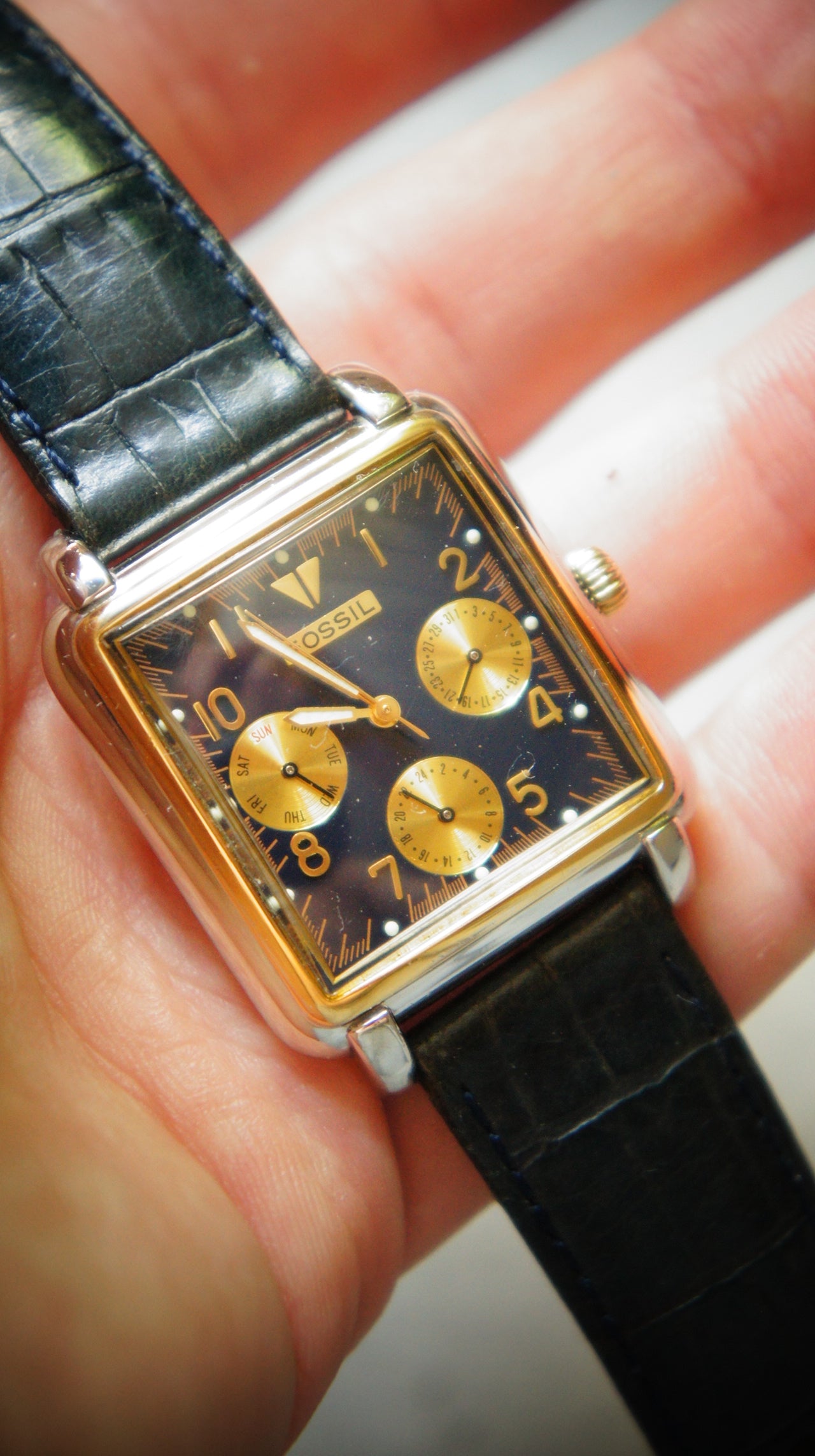 Fossil BQ-8739 – 1990s Multidial Vintage Watch