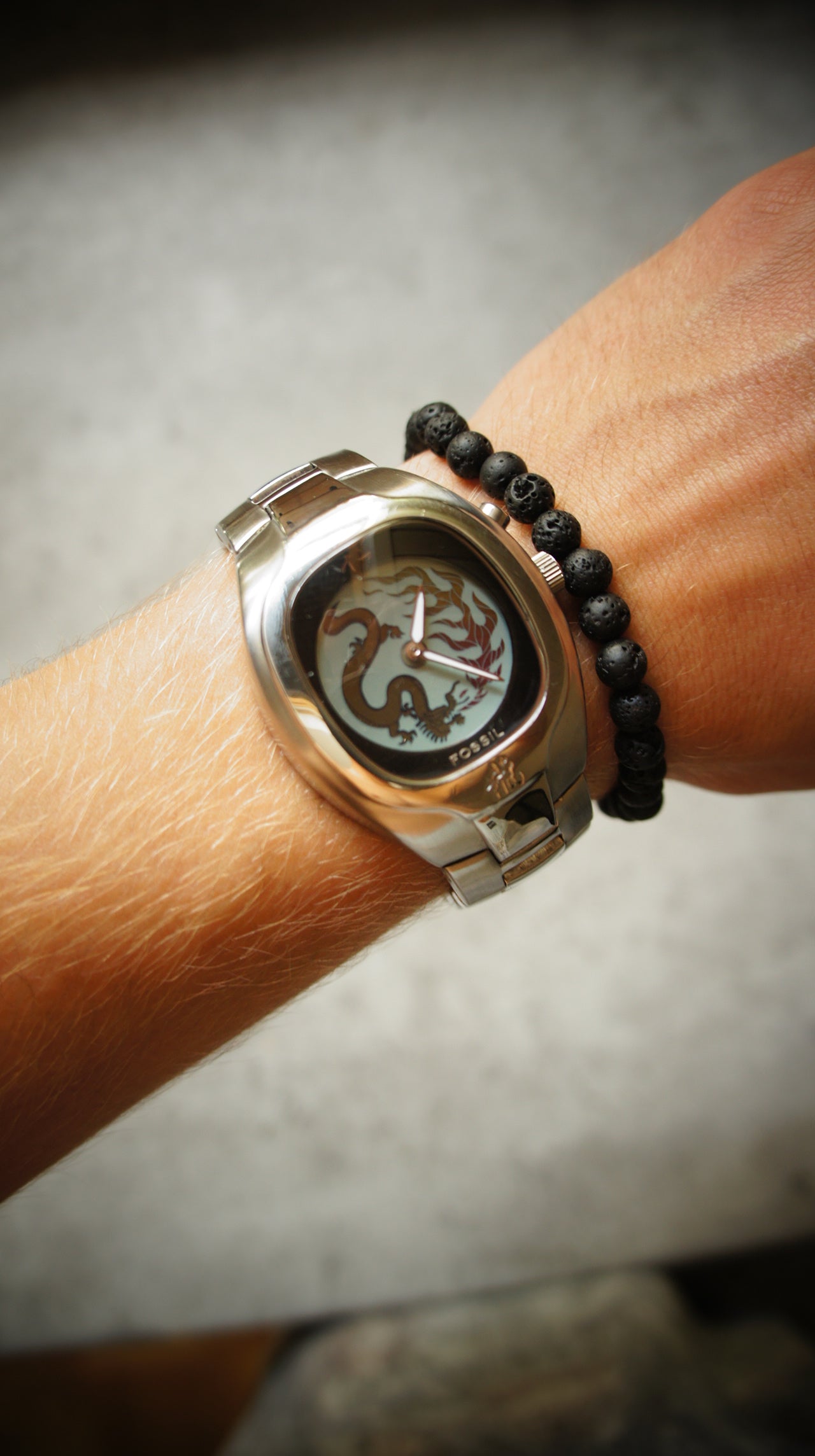 Fossil Big Tic JR-8097 – 1990s Dragon Digital Watch