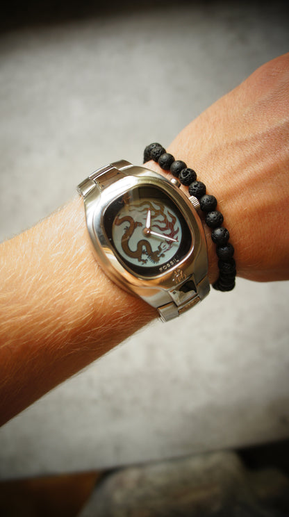 Fossil Big Tic JR-8097 – 1990s Dragon Digital Watch