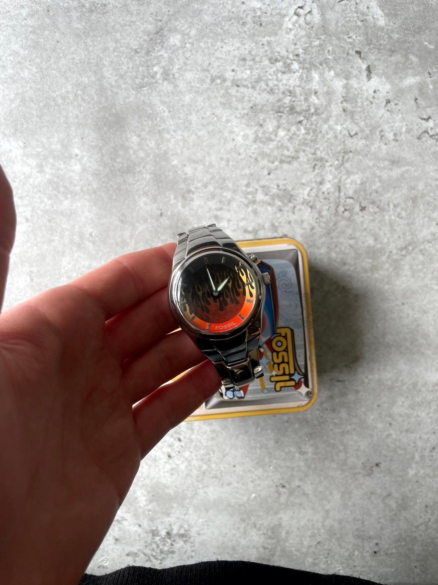Fossil Big Tic JR-8115 Flame