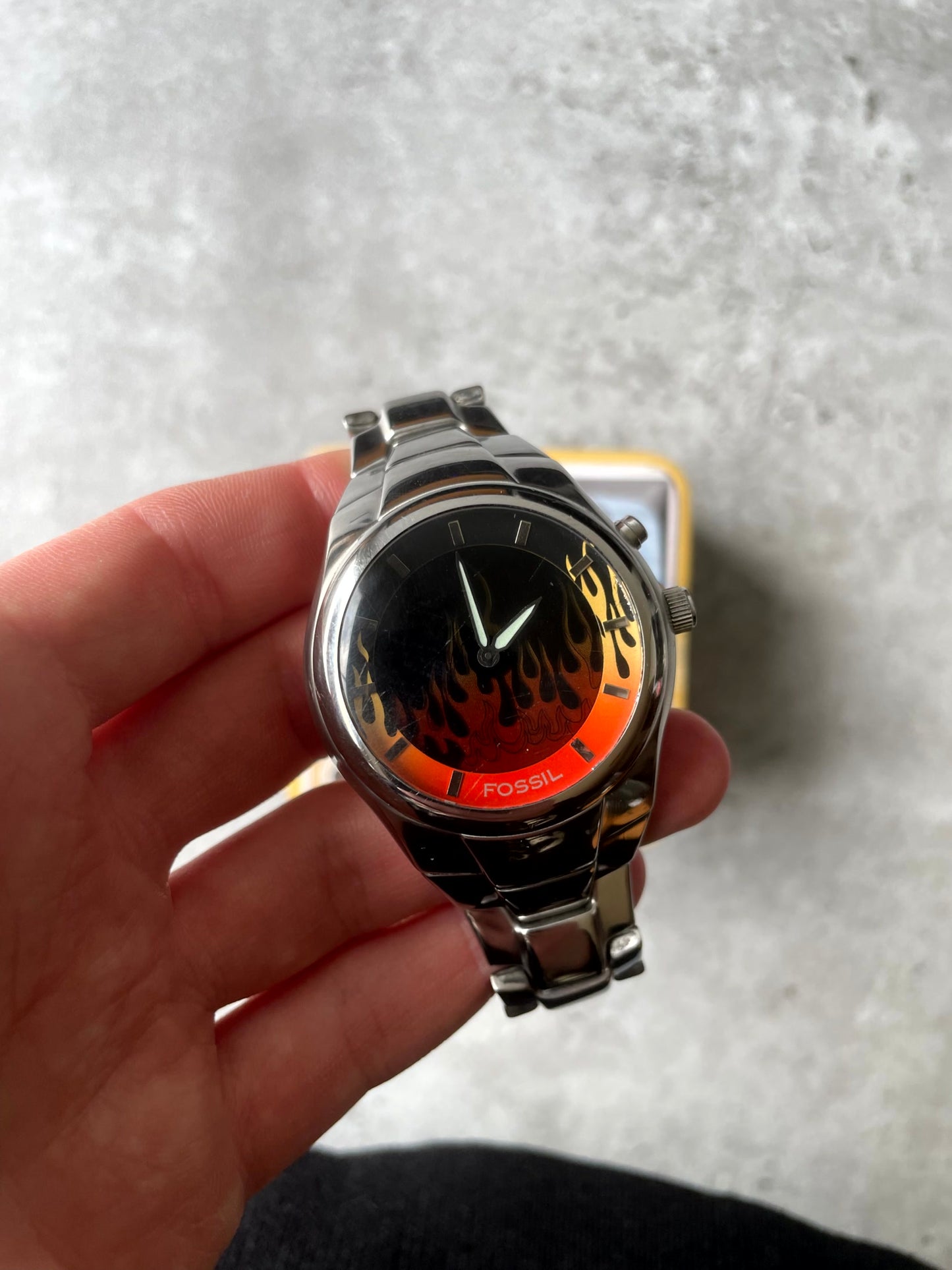 Fossil Big Tic JR-8115 Flame